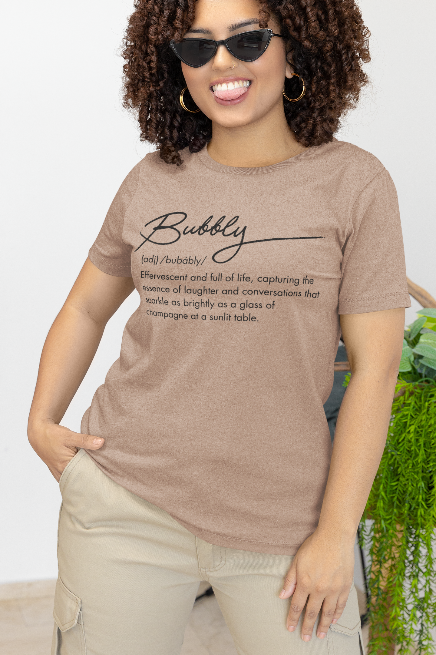 Bubbly Typography Unisex Tee
