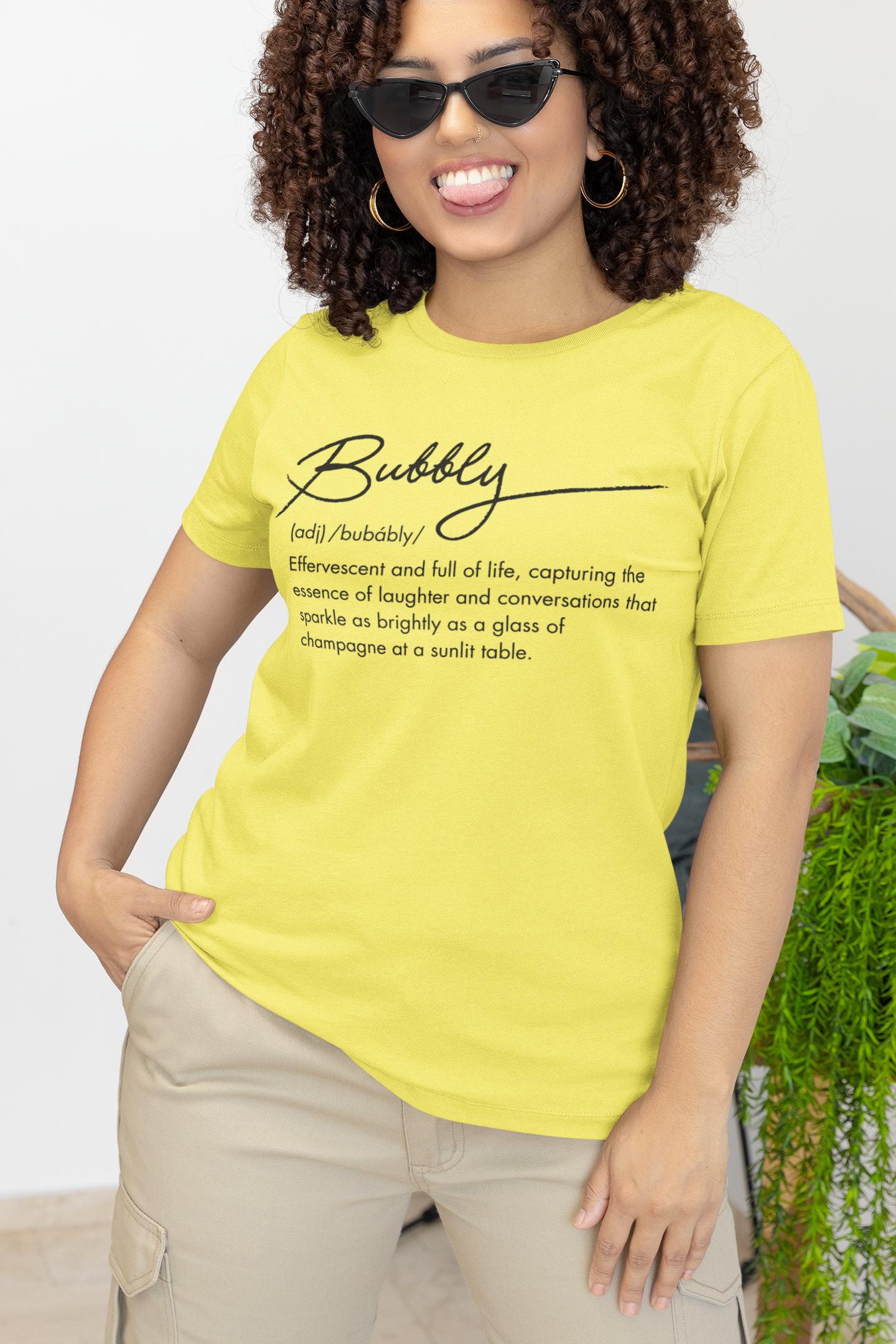 Bubbly Typography Unisex Tee