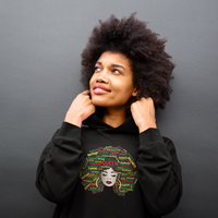 Afro Typo Pullover Hoodie