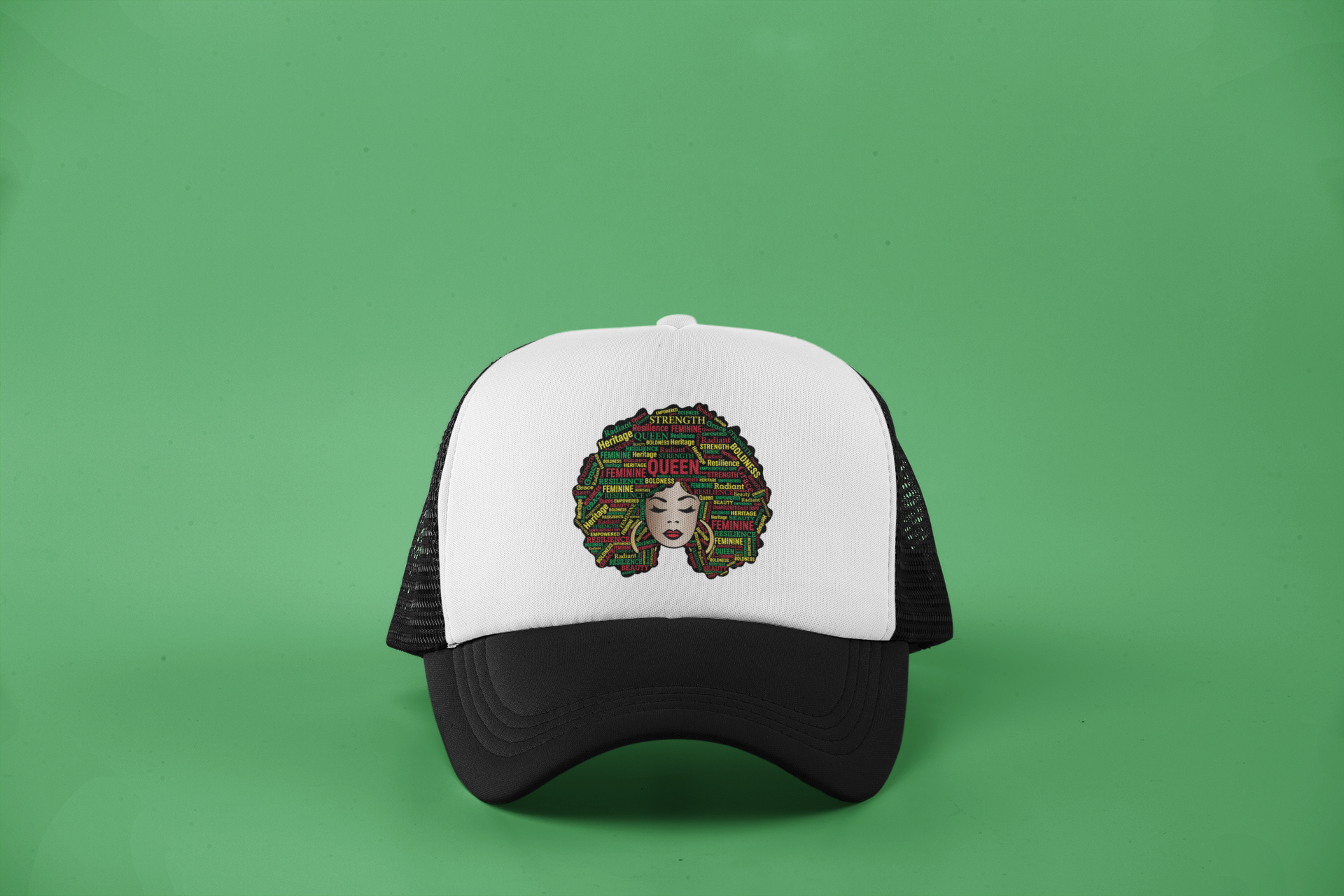 Empowered Afro Trucker Hat