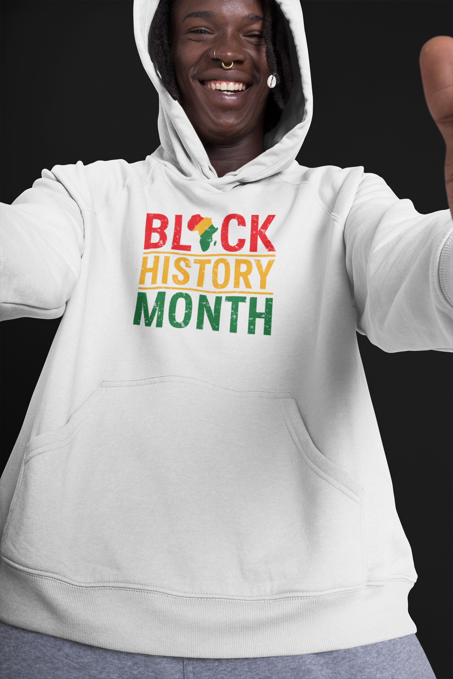 Black History Month Pullover Hoodie