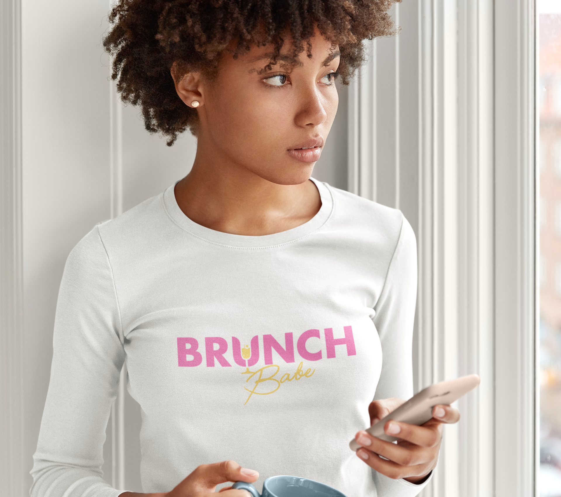 Confident Brunch Babe Long Sleeve Tee