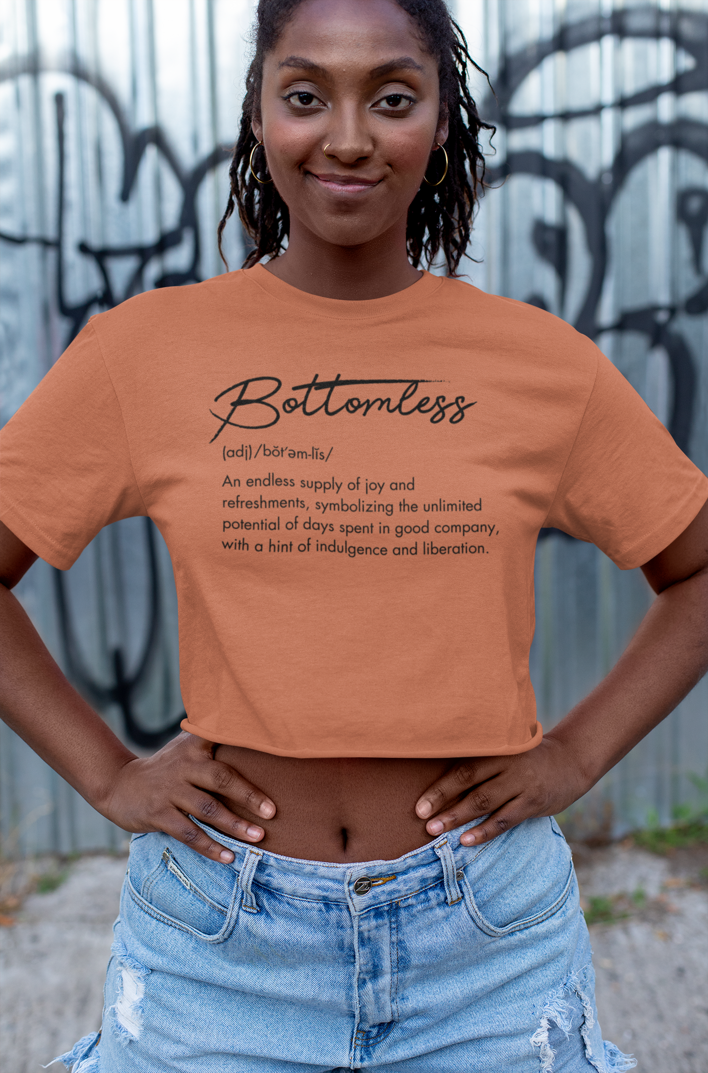 Bottomless Adventures Cropped Tee