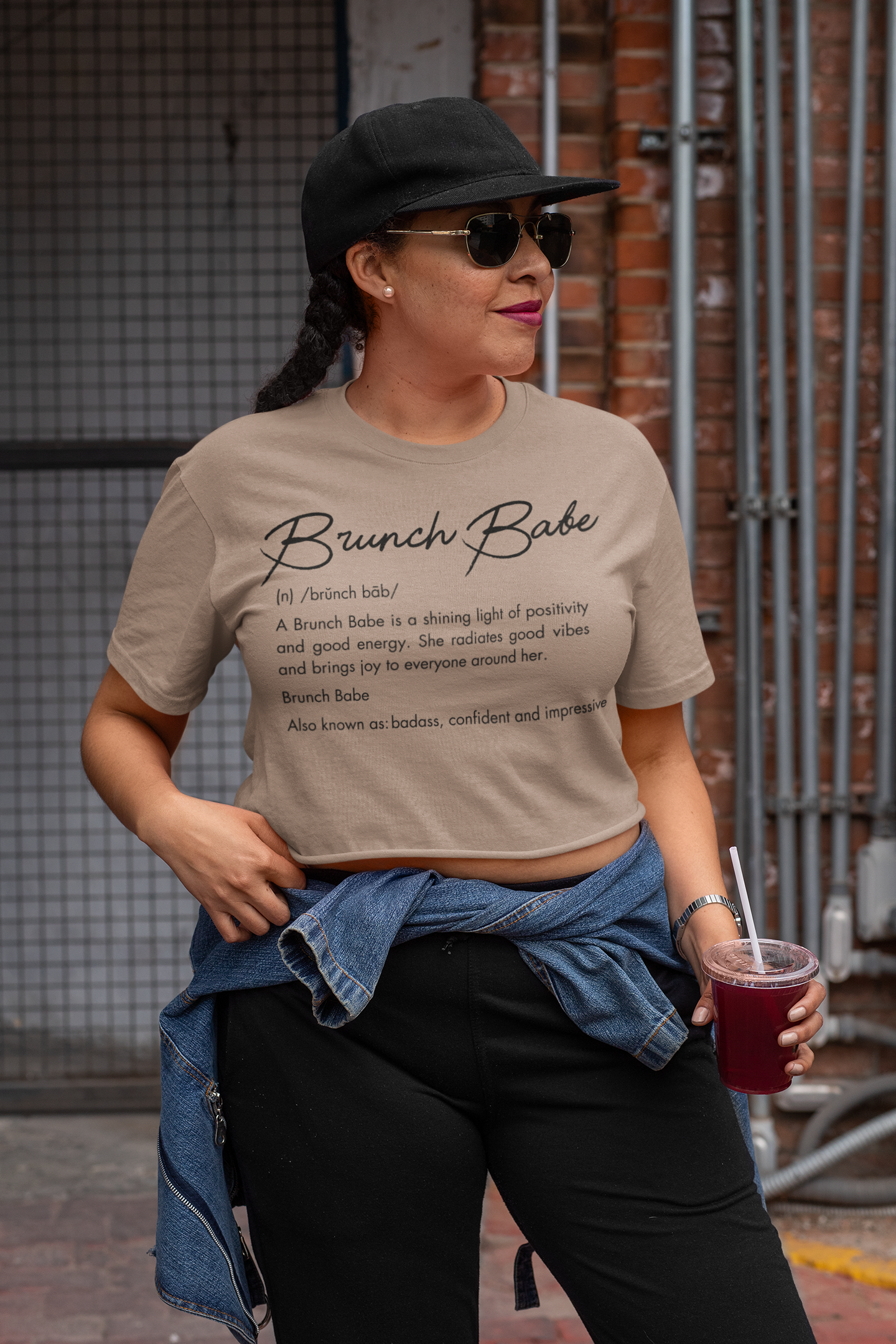 Brunch Babe Typography Unisex Tee