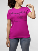 Brunch Babe Typography Unisex Tee