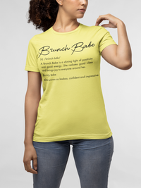 Brunch Babe Typography Unisex Tee