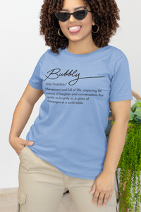 Bubbly Typography Unisex Tee