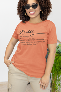 Bubbly Typography Unisex Tee